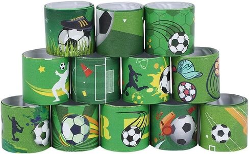 7 قطع من أساور كأس العالم لكرة القدم 2026، أساور معصم بطابع كرة القدم مع تصميمات متنوعة لكرة القدم، مثالية لحفلات كأس العالم لكرة القدم، وهدايا عيد الميلاد والأحداث الرياضية in Kuwait