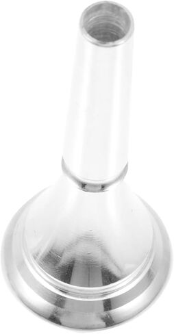 YARNOW Silver Plated Brass Horn Mouth Replacement French Horn Accessory Practical Mouthpiece 2.55X0.98X0.98 Inch for Students and Professionals in Kuwait
