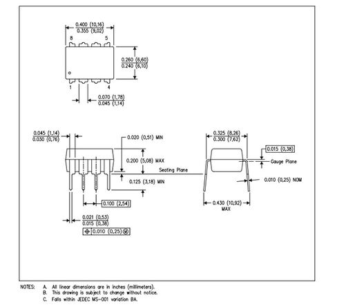 10 قطعة LM386N LM386 386 مضخم طاقة الصوت منخفض الجهد 4 فولت إلى 12 فولت ، DIP-8. in Kuwait