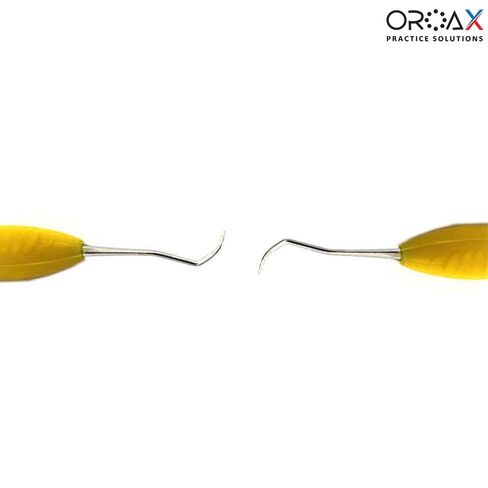 Dental Scaler Anterior Posterior Sickle Scaler 204S Silicone Handle Teeth Checking Hand Tool in Saudi Arabia