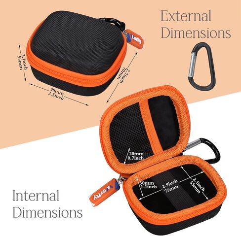 Case for KLEIN TOOLS AEPWS1 Wearable Mini Bluetooth Speaker - Hard Travel Protective Carrying Storage Bag, Box Only (Black) in Kuwait