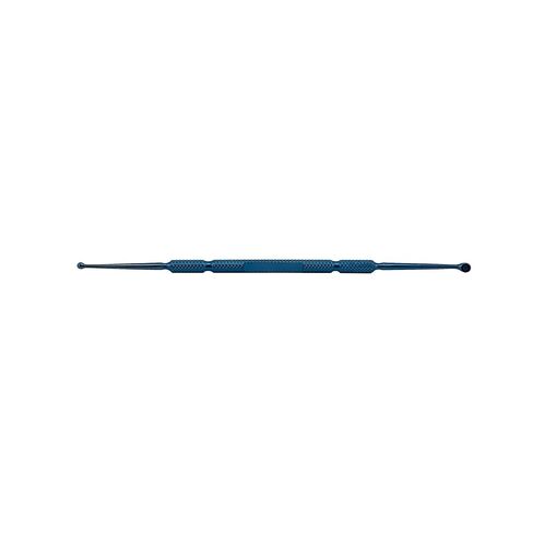 FRIMEN Titanium Double Ended Ophthalmic Curette 128mm Long for Chalazion Eye Treatment (2.0-3.0mm Diameter) in Kuwait