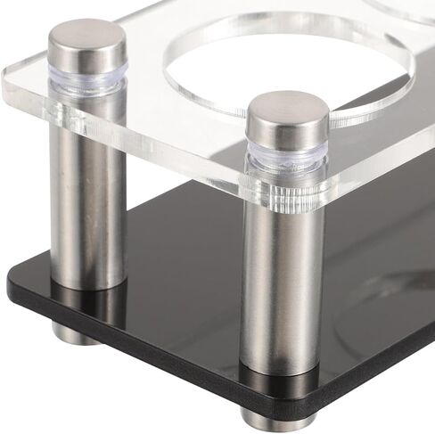 Toyvian Acrylic Shot Glass Holder Tray, 6 Slots Heavy Duty Shot Glasses Server Rack Carrier for Bar Home Gathering Party Festival Nightclub in Kuwait