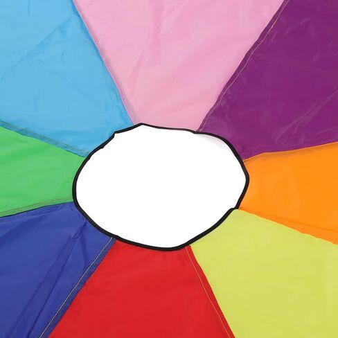 Mini Umbrella Parachute Play Set with 9 Holes - Round Inflatable Stick Pounding Game for Outdoors, Durable Polyester Material for Kindergarten and Parent-Child Activities in Kuwait