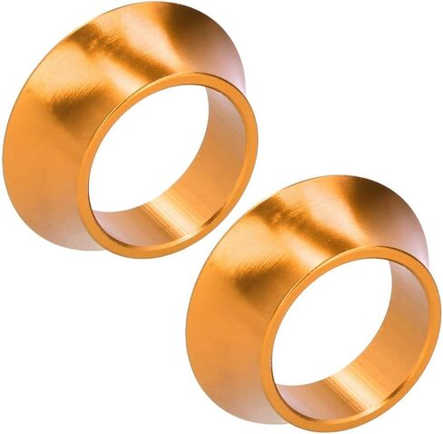 2 Pack Aluminum Alloy Stem Spacers – 15mm Conical Taper Washers for 28.6mm Fork, Headset Replacement Parts Compatible with Road & Mountain Bikes in Kuwait