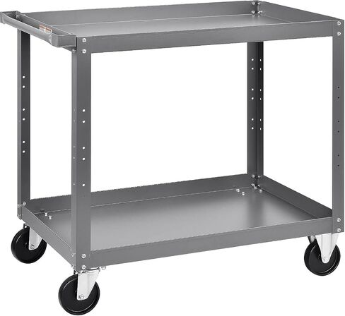 Global Industrial 2 Shelf Steel Stock Cart, 800 Lb. Capacity, 36"L x 24"W x 36"H in Kuwait