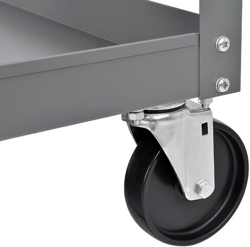 Global Industrial 2 Shelf Steel Stock Cart, 800 Lb. Capacity, 36"L x 24"W x 36"H in Kuwait