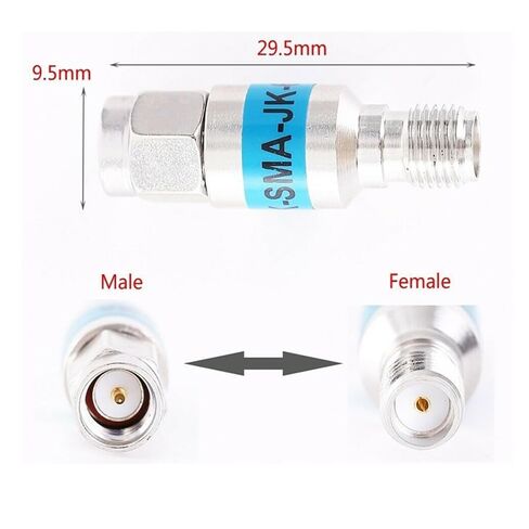 2W SMA RF المخفف الثابت DC-6 جيجا هرتز 50 أوم 1db-30db لأنظمة الاتصالات المتنقلة والفضاء (15db) in Kuwait