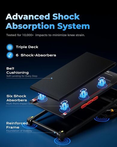 LIJIUJIA Treadmill for Home,Treadmills with 0%-15% Auto Incline,3HP Brushless,300 LBS,LED Display,Pulse Monitor in Kuwait
