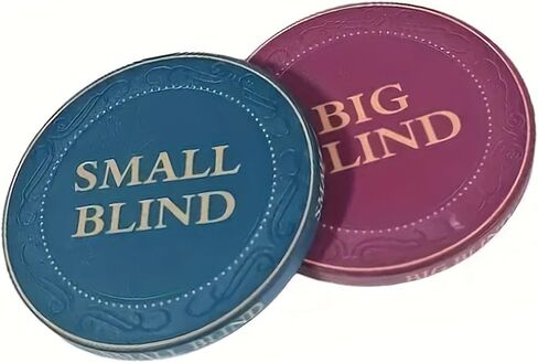 [3pcs ] Crystal Poker Dealer Button, Dealer, Big Blind, Small Blind, Round Dealer Button for Poker Card, Ceramic Large and Small Blindness Blind, Can be Reused in Kuwait