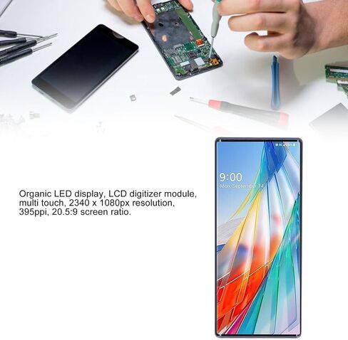 5G Organic LED Touch Screen Digitizer Display Replacement with Tool Kit for Wing LM F100 F100N F100V F100VM in Kuwait