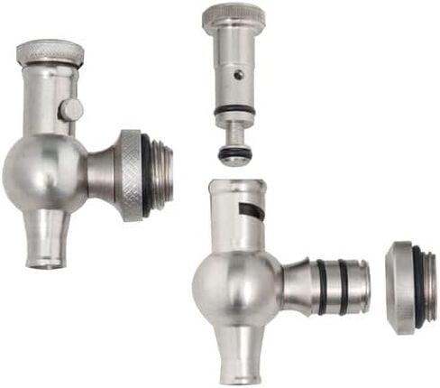 WATER VERSION La Nuova Sansone Stainless Fusti Tank - 10L (2.6 Gal) for Fermentation or Storage Includes Spigot in Kuwait