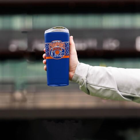 شعار العلامات التجارية New York Knicks NBA Finals Champs 20 أونصة من الفولاذ المقاوم للصدأ بهلوان - شعار NBA Finals Champs الرسمي، لون الفريق، 20 أونصة سائلة in Kuwait