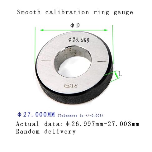 16-30mm Ring Gauge Smooth Hole Calibration Measuring Tool Inner Diameter Ring gage(Quality HF Aviation,27.000mm) in Kuwait