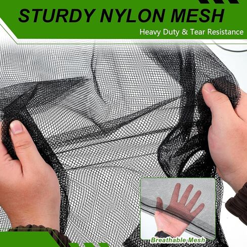 SHENLIU 6 Pack Extra Large Sports Ball Bag Mesh, 30" x 40" Drawstring Sports Soccer Basketball Bag with Adjustable Shoulder Strap Heavy Duty Sport Net Sack forFootball Volleyball Gym Equipment in Kuwait
