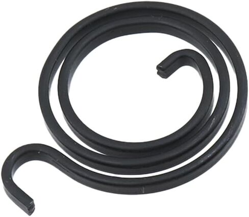 2.5 Return Hook End Door Handle Torsion Spring Replacement, 0.79" ID & 1.2" OD, Flat Coil Spiral Spring for Flylock & Lever Handles, Internal Lock Repair, 12Pcs Black in Kuwait