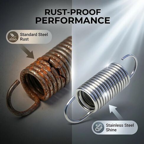 4 Pack 274-1-SS Stainless Steel Ratchet Dog/Pawl Spring for Hose/Cable Reel | 4 Pcs 274-1-SS Replacement Dog Springs, Torsion Pawl Spring, Fits for Mechanical Latch, Coupler, Winch & Clutch Assembly in Kuwait