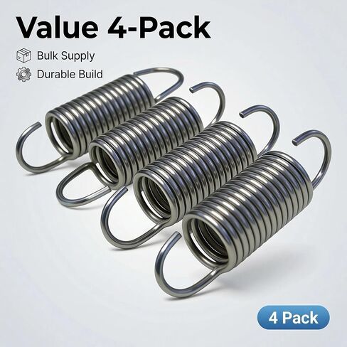 4 Pack 274-1-SS Stainless Steel Ratchet Dog/Pawl Spring for Hose/Cable Reel | 4 Pcs 274-1-SS Replacement Dog Springs, Torsion Pawl Spring, Fits for Mechanical Latch, Coupler, Winch & Clutch Assembly in Kuwait