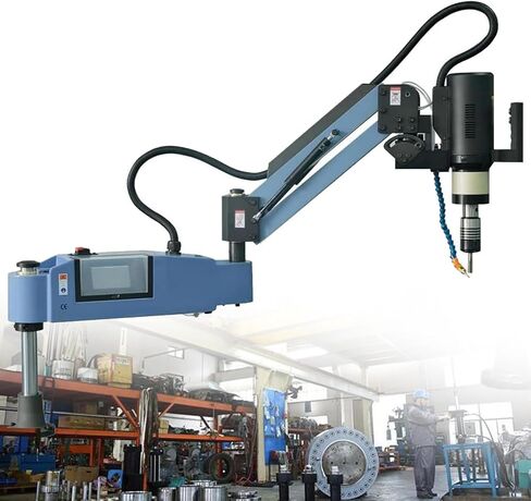 M3-M16-Universal-Electric-Tapping-Machine-375Rpm-Electric-Tapping-Arm-1000Mm-Flexible-Tapping-Arm-Included-8Pcs-Standard-Collets,-for-Tapping-Steel,-Iron,-Copper in Kuwait