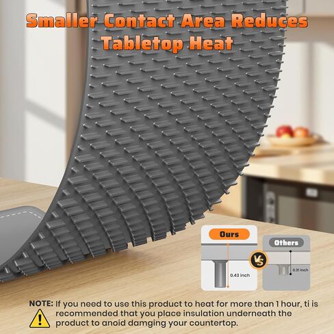 Fast Heating Warming Mat for Food, XL 36"x16", Electric Food Warmer with 6 Level Adjustable Temperature and 6 Hours Timer, Full-Surface Portable Warming Pad Trays for Buffets Party in Kuwait