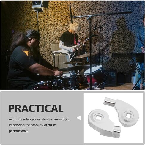Drum Rack Connectors Aluminum Alloy Cymbal Stand Joint Parts Compatible with 8mm and 19mm Standards Quick Installation and Precision Fit for Percussion Rack Hardware in Kuwait