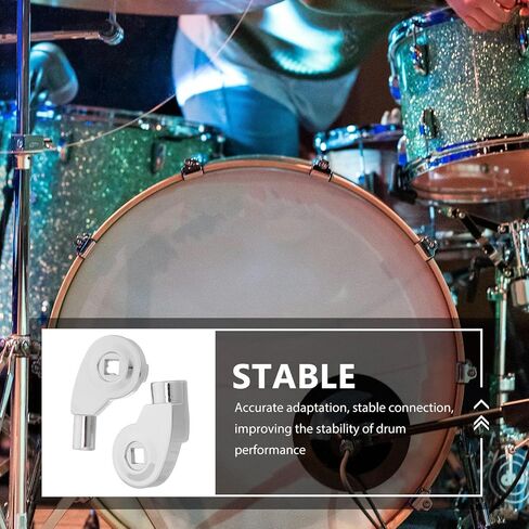 Drum Rack Connectors Aluminum Alloy Cymbal Stand Joint Parts Compatible with 8mm and 19mm Standards Quick Installation and Precision Fit for Percussion Rack Hardware in Kuwait