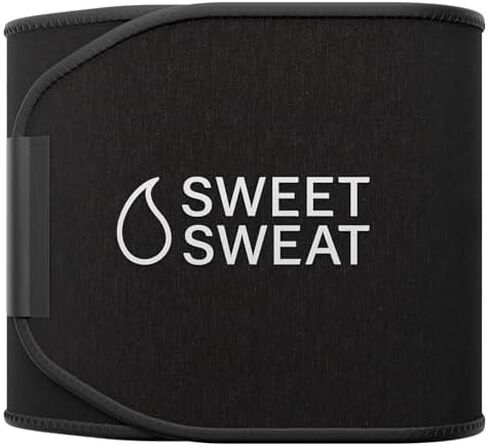 Sports Research® Waist Trimmer Pack - Sweet Sweat Waist Trimmer Extra-Coverage (Large) & Tropical Workout Enhancer Roll-On Gel (6.4oz) in Saudi Arabia
