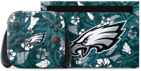 غلاف Skinit المخصص للألعاب متوافق مع نينتندو سويتش 2 (2025) مع Joy-Con - تصميم مرخص رسميًا من الدوري الوطني لكرة القدم الأمريكية فيلادلفيا إيجلز in Kuwait