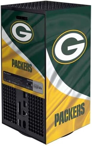 Skinit Decal Gaming Skin Compatible with Xbox Series X Bundle - Officially Licensed NFL Green Bay Packers Design in Kuwait