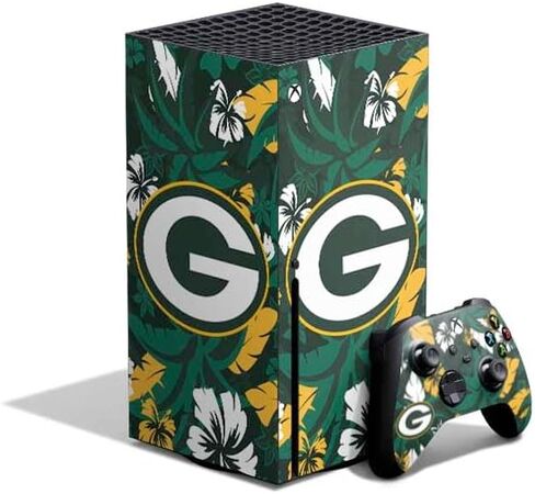 Skinit Decal Gaming Skin Compatible with Xbox Series X Bundle - Officially Licensed NFL Green Bay Packers Design in Kuwait