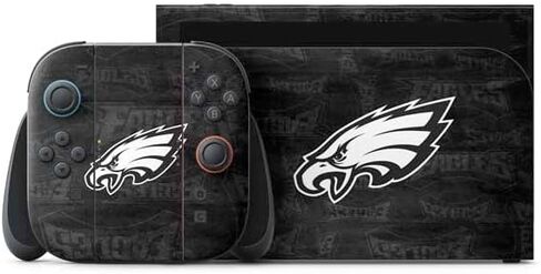 غلاف Skinit المخصص للألعاب متوافق مع نينتندو سويتش 2 (2025) مع Joy-Con - تصميم مرخص رسميًا من الدوري الوطني لكرة القدم الأمريكية فيلادلفيا إيجلز in Kuwait