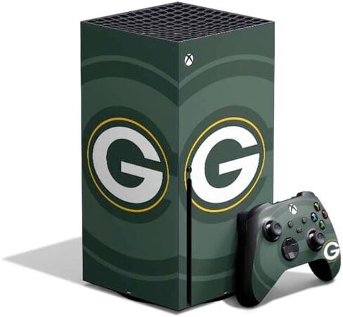 Skinit Decal Gaming Skin Compatible with Xbox Series X Bundle - Officially Licensed NFL Green Bay Packers Design in Kuwait