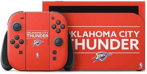 غلاف Skinit المخصص للألعاب متوافق مع Nintendo Switch 2 (2025) مع Joy-Con - تصميم مموه مرخص رسميًا من NBA Oklahoma City Thunder Digi Camo in Kuwait