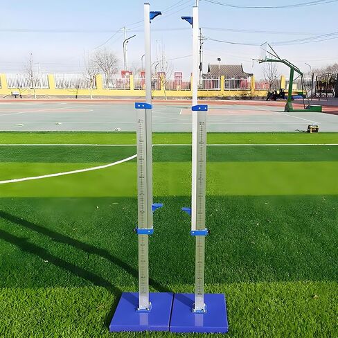 Portable Competition Track and Field High Jump Standards, 1 Pair Training Stands Aluminum, School Standard Measures from 1' to 7.5' in Saudi Arabia