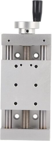 KA80 Aluminum Alloy Manual Linear Sliding Table, 80x80mm Roller Stage, Anodized Surface, 50mm Stroke for Production Machinery and Precision Measurement in Kuwait
