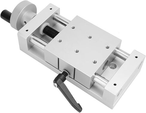 KA80 Aluminum Alloy Manual Linear Sliding Table, 80x80mm Roller Stage, Anodized Surface, 50mm Stroke for Production Machinery and Precision Measurement in Kuwait
