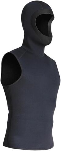 3mm Neoprene Wetsuit Hooded Vest Thermal for Canoeing Surfing in Saudi Arabia
