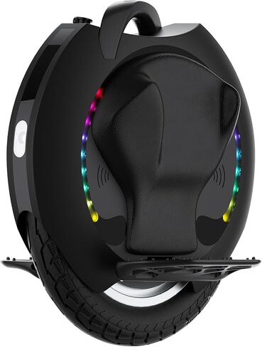 KINGSONG KS-16SPro دراجة أحادية كهربائية ذات عجلة واحدة ذاتية التوازن للبالغين، نطاق أقصى 45 ميلاً، سرعة قصوى 25 ميلاً في الساعة و35 درجة تسلق، دراجة أحادية ذكية ذاتية التوازن للركاب in Kuwait