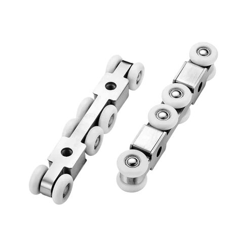 Kitchen Sliding Door Hanging Track - Upper with Hanger Wheels for Wooden/Aluminum/Glass Doors(Thickened 6 Wheels) in Kuwait