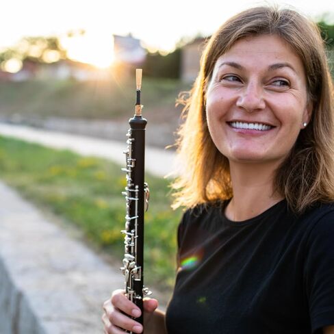 Oboe Reed قصب طبيعي قصب واحد للطلاب ملحق أداة الرياح مناسبة للمبتدئين والمحترفين لاعبي المزمار لون عشوائي in Kuwait