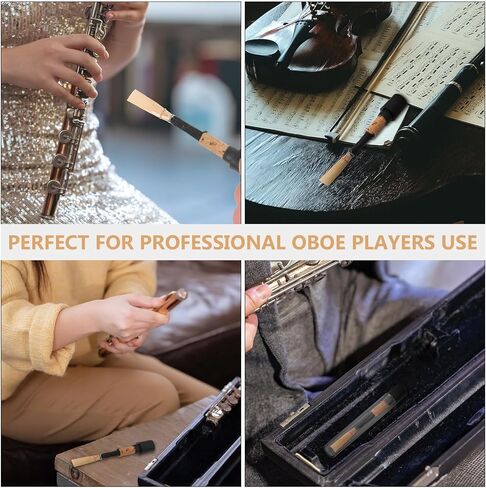 HANABASS Natural Oboe Reed Single Piece Copper Instrument Reed Oboe Accessory for Beginner and Orchestra Players Random Color in Kuwait