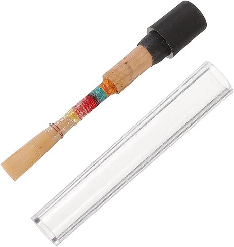 Artibetter Professional Handmade Oboe Reed Natural Cane Wind Instrument Reed for Students and Players, Single Piece with Random Black, Red, Or Blue Threading – Oboe Accessory for Random Color in Kuwait