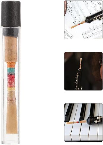Artibetter Professional Handmade Oboe Reed Natural Cane Wind Instrument Reed for Students and Players, Single Piece with Random Black, Red, Or Blue Threading – Oboe Accessory for Random Color in Kuwait