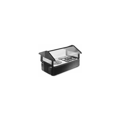 Carlisle Six Star 660003 Polyethylene Tabletop Food Bar, 4 ft. Long, Black in Kuwait