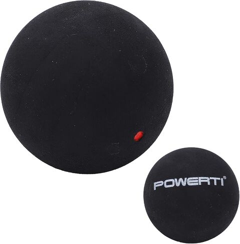 37mm Single Dot Squash Balls, Durable Rubber Training Balls for Beginners and Intermediate Players, Ideal for Squash Practice, 1 Pack in Kuwait