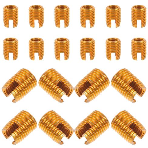 Lurrose الفولاذ المقاوم للصدأ الخيوط إدراج الذاتي التنصت الترباس السحابة 20pcs للأثاث الخشبي مع M10 القطر الداخلي و14mm القطر الخارجي عمر طويل للاستخدام DIY والمهنية in Kuwait