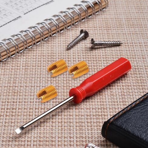 Stainless Steel Threaded Inserts Long for Wood Furniture 20pcs with M10 Inner Diameter and 14mm Outer Diameter, Self Tapping Threaded Nut Fasteners for Professional and DIY Use in Kuwait