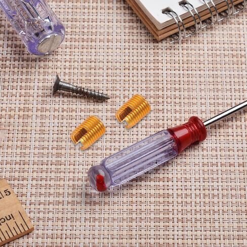 Stainless Steel Threaded Inserts Long for Wood Furniture 20pcs with M10 Inner Diameter and 14mm Outer Diameter, Self Tapping Threaded Nut Fasteners for Professional and DIY Use in Kuwait