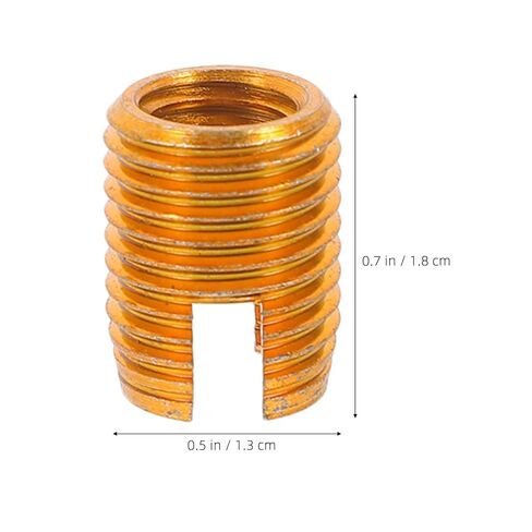 20pcs Stainless Steel Threaded Inserts for Wood Furniture, M10 Internal Diameter and 14mm External Diameter, Reliable Performance Fastener for DIY and Professional High-Stress in Kuwait