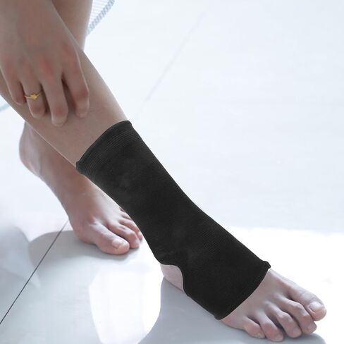 TOYANDONA Compression Ankle Covers for Sports with Strong Polyester Material and Comfortable Fit, for Playing Basketball and Riding Bicycles, Anti-wear Ankle Protection Sleeve for Men in Kuwait